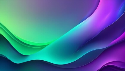 Obraz premium abstract gradient background with purple green and blue tones