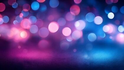 Obraz premium background with blue purple and pink bokeh effects