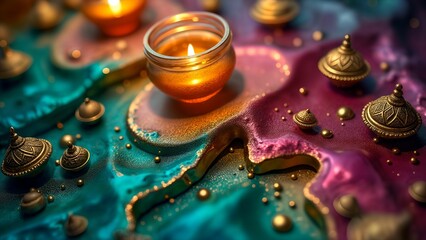 Eastern Decor with Vibrant Textures