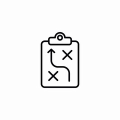 office business plan icon sign vector