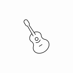 instrument guitar icon sign vector