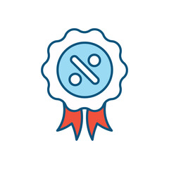 Discount vector icon 