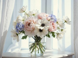 Ethereal Spring Harmony by the Window