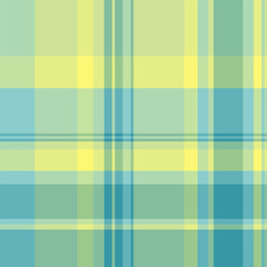 Teenage vector plaid fabric, brazil texture background tartan. Club pattern textile seamless check in light and lime colors.