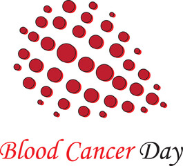 Blood cancer day logo design
