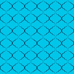 moroccan seamless pattern traditional islamic lantern arabic mosaic elegant motif mosque window vector illustration
