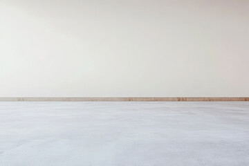 Empty interior space with minimalistic design and plain walls in a modern setting