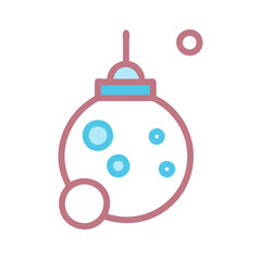 modern interior equipment. Chandeliers, lamps on desk and floor. colorful vector icon Lamp icon, on withe background 