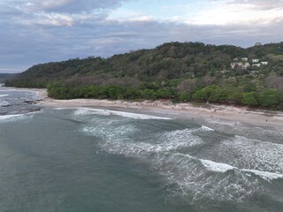 Fototapeta premium Santa Teresa Beach, Costa Rica: Surf and Serenity