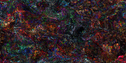 dark and bright roiling multicolored abstract seamless tile