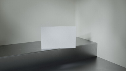 Minimal branding business card mockup