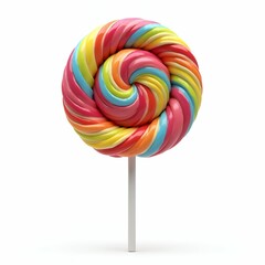 Lollipop in a Bright and Visually Striking Composition