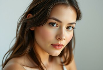 Fototapeta premium Natural light portrait of a woman