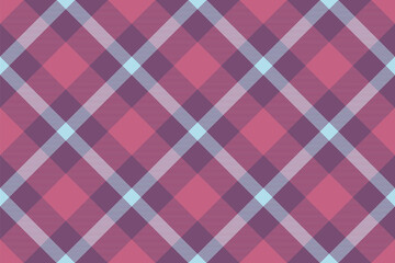 Fototapeta premium Elegant diagonal plaid pattern in muted pinks and purples. Perfect for textile design, website backgrounds, or stylish branding.