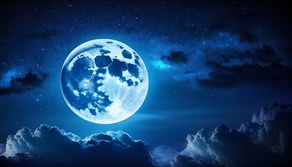 blue moon full moon behind clouds night time night sky blue light cosmos space night moon in the sky close up astronomy moon crescent close up sky at night night time dark planet