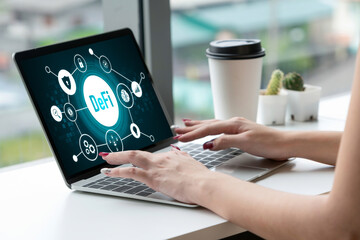 Software development programming on computer screen for modish application and program coding