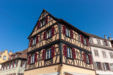Obraz premium Half-timbered houses in Colmar