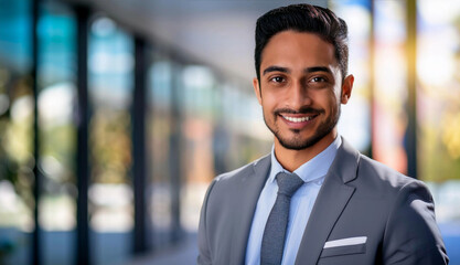 Fototapeta premium Confident Businessman Portrait
