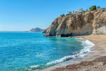 CALA_BOL NOU BEACH, VILLAJOYOSA, ALICANTE, SPAIN
