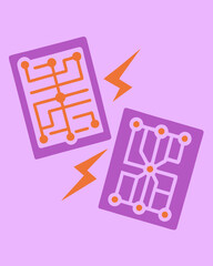 Abstract Pastel Aesthetic Background Vector Illustration