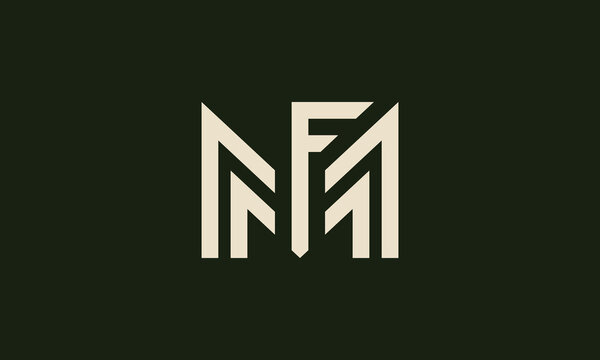 MMF or FMM monogram logo design