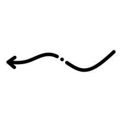 Line Arrow vector illustration icon for your business needs
