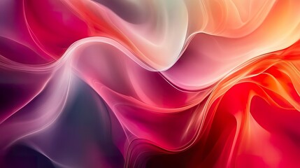 Obraz premium Abstract background with smooth, flowing shapes and colors.