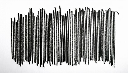 black liner pencil doodles texture on white