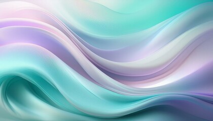 Fototapeta premium a soft ombre gradient from pastel lavender to pale turquoise with a smooth silky texture giving the colors a calming flowing appearance
