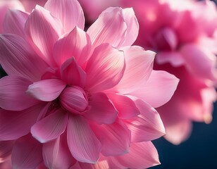 Fototapeta premium pink petals in motion