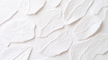 White textured leaf pattern background design