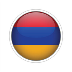 Armenia Flag Sphere Vector