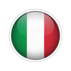 Italy Flag Sphere Vector
