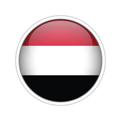 Obraz premium Yemen Flag Sphere Vector