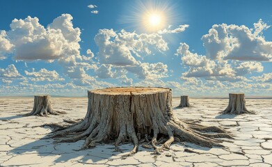 The destruction of forests to construct buildings, coupled with heating and climate change, highlights the importance of Earth Day and the need for ecological awareness and pollution control