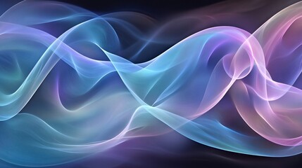 Elegant Abstract Wave Background with Gradient Colors and Smooth Lines