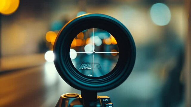 Precision Focus, Capturing Cityscape Through the Lens of a Modern Scope