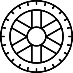 Fototapeta premium Tire Icon