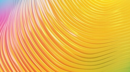 Vibrant wave patterns in warm yellow tones creating a dynamic and energetic atmosphere.