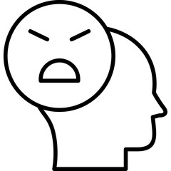 Angry icon