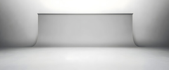 Obraz premium Empty gray studio background. Design for displaying product.