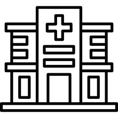 Obraz premium Hospital Icon