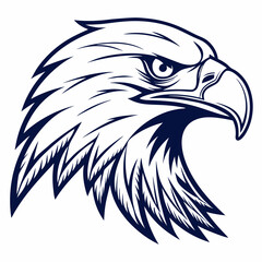 Obraz premium Vector eagle design for logo and mascot
