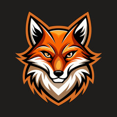 Obraz premium Stylized fox vector design for logo and sports brands