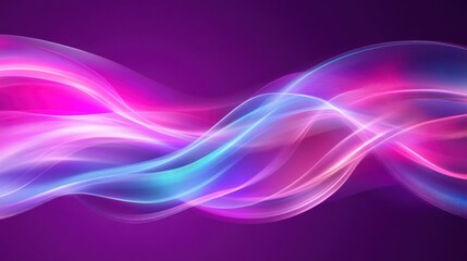 Fototapeta premium Elegant Abstract Background with Flowing Lines and Vibrant Purple Hues