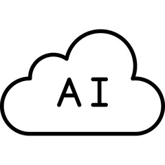 Ai Cloud Icon