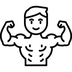 Bodybuilder Icon