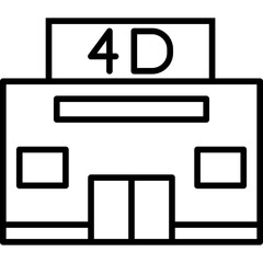 4d Cinema Icon