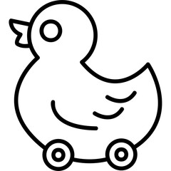 Duck toy Icon