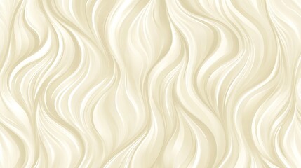 Obraz premium Seamless Soft Beige, Cream 3D Low Profile Gentle, Light Wavy Texture Pattern for Background
